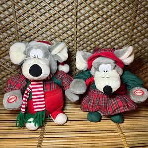 Thomas Pacconi Interactive Christmas Mr & Mrs Mouse- Sing Together-Tested & Work